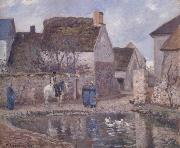 Camille Pissarro The pond at Ennery oil